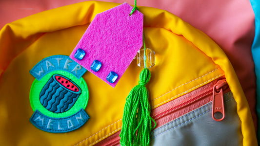 DIY Backpack Luggage Tags Craft for Kids