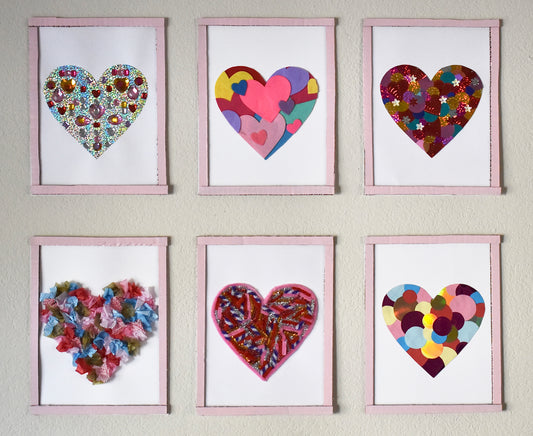 Valentine Heart Gallery Wall craft tutorial